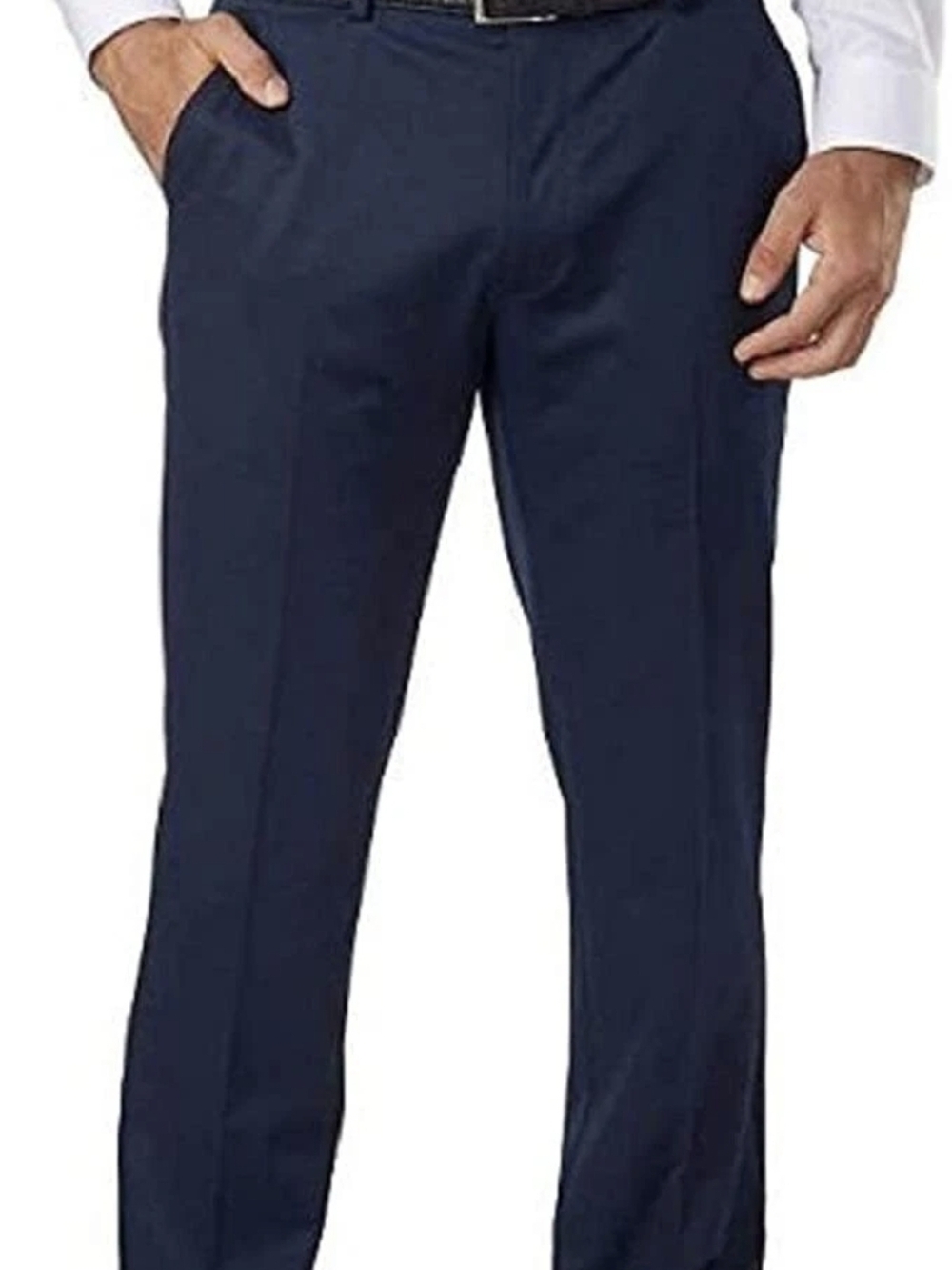 GREG NORMAN MEN'S ULTIMATE CLASSIC FIT DRESS PANTS (NAVY 42WX32L)NWT